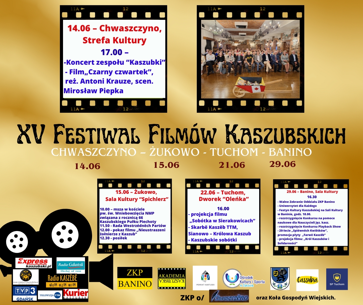XV Festiwal Filmów Kaszubskich, plakat